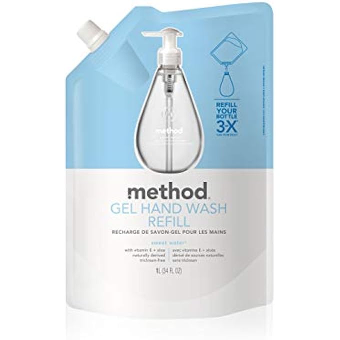 Method GEL HAND SOAP REFILL, SWEET WATER, 34 FL OZ (PACK OF 3) - Image 2